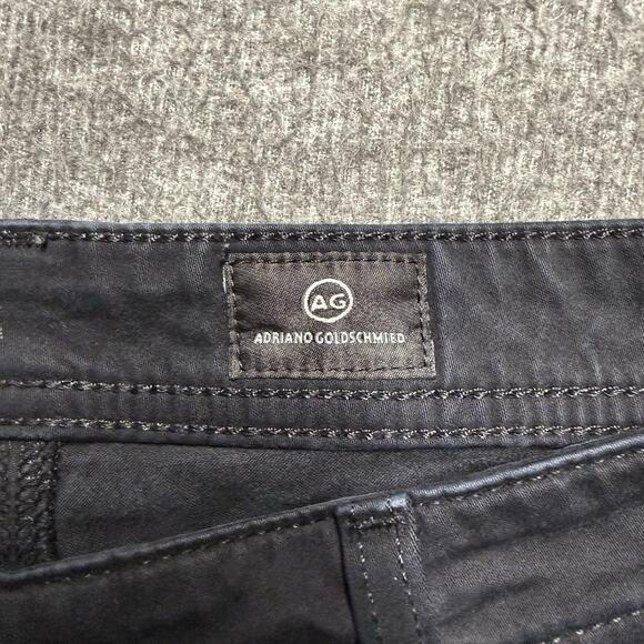 AG Adriano Goldschmied Protege Jeans Mens 38x24 Black Straight Pants - Picture 2 of 8